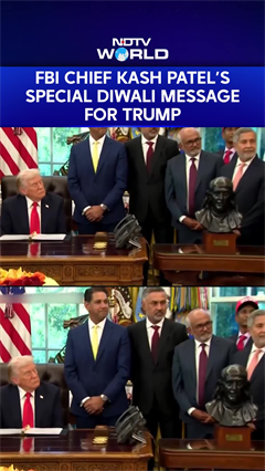 FBI Chief Kash Patel Shares Special Diwali Message For US President Trump