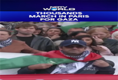 France News Today | Thousands March In Paris For Gaza France News Today | Thousands March In Paris For Gaza