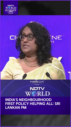 Video: India's Neighbourhood First Policy Helping All: Sri Lanka PM
