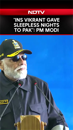 Video: PM Modi | 'You Gave Sleepless Nights To Pak': PM's Diwali With Navy Onboard INS Vikrant