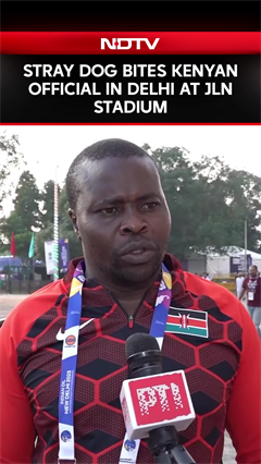 Video: Kenyan Coach After Being Bitten By Stray Dog At Delhi Stadium: 'I Just Saw A Dog Passing By...'