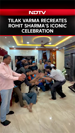 Tilak Varma Recreates Rohit Sharma's Iconic Celebration After Asia Cup Win