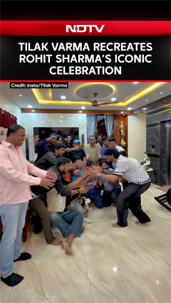 Asia Cup 2025 | Tilak Varma Recreates Rohit Sharma's Iconic Celebration After Asia Cup Win