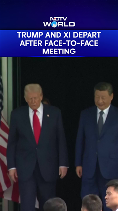 Trump & Xi Jinping Depart Busan After Holding Bilateral Trade Talks