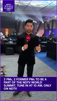 Video: 2 PMs, 2 former PMs To Be A Part Of the Summit: Watch NDTV World Summit On NDTV