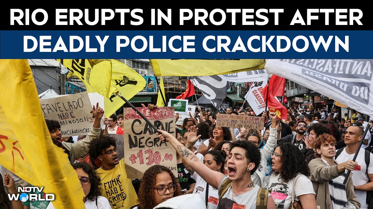 Rio Protests | Rio Erupts In Protest After 130 Killed In Deadly Police Crackdown On Drugs