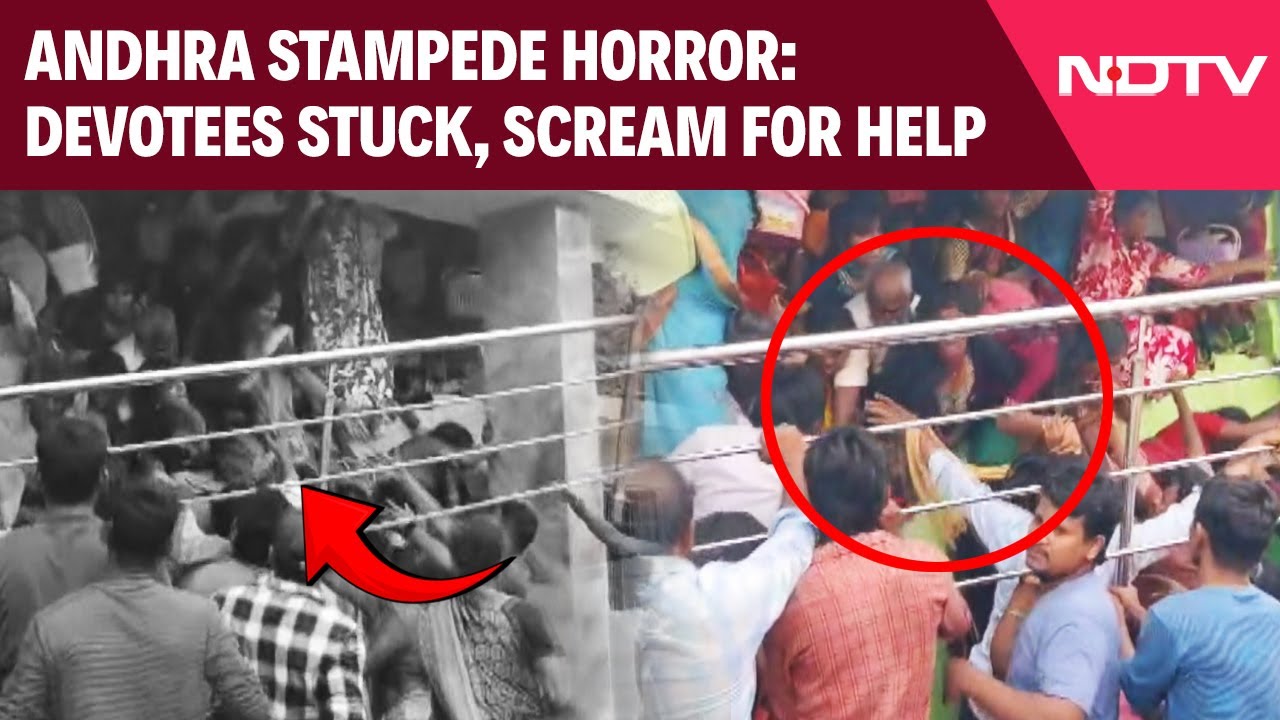 Disturbing Scenes From Andhra Stampede: Devotees Trapped, Plead For Help
