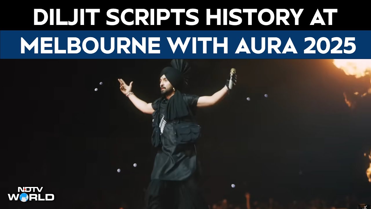 Diljit Dosanjh Creates History At Melbourne’s AAMI Park With Record-Breaking AURA 2025 Concert