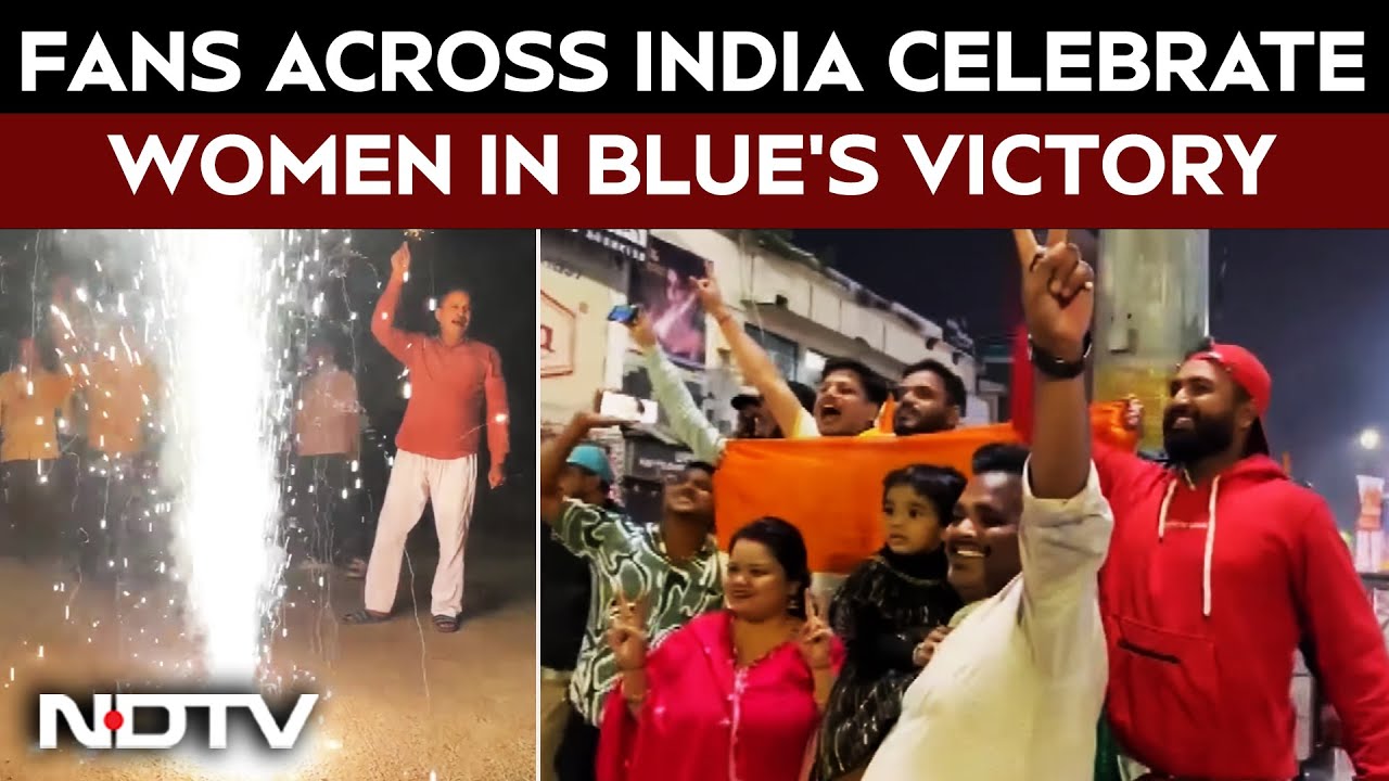 Women World Cup 2025 | Fans Celebrate Across India As Women In Blue Lift ICC Trophy