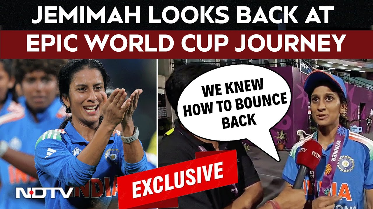 ICC Women's World Cup 2025 | Jemimah Rodrigues Speaks To NDTV On India's World Cup Journey
