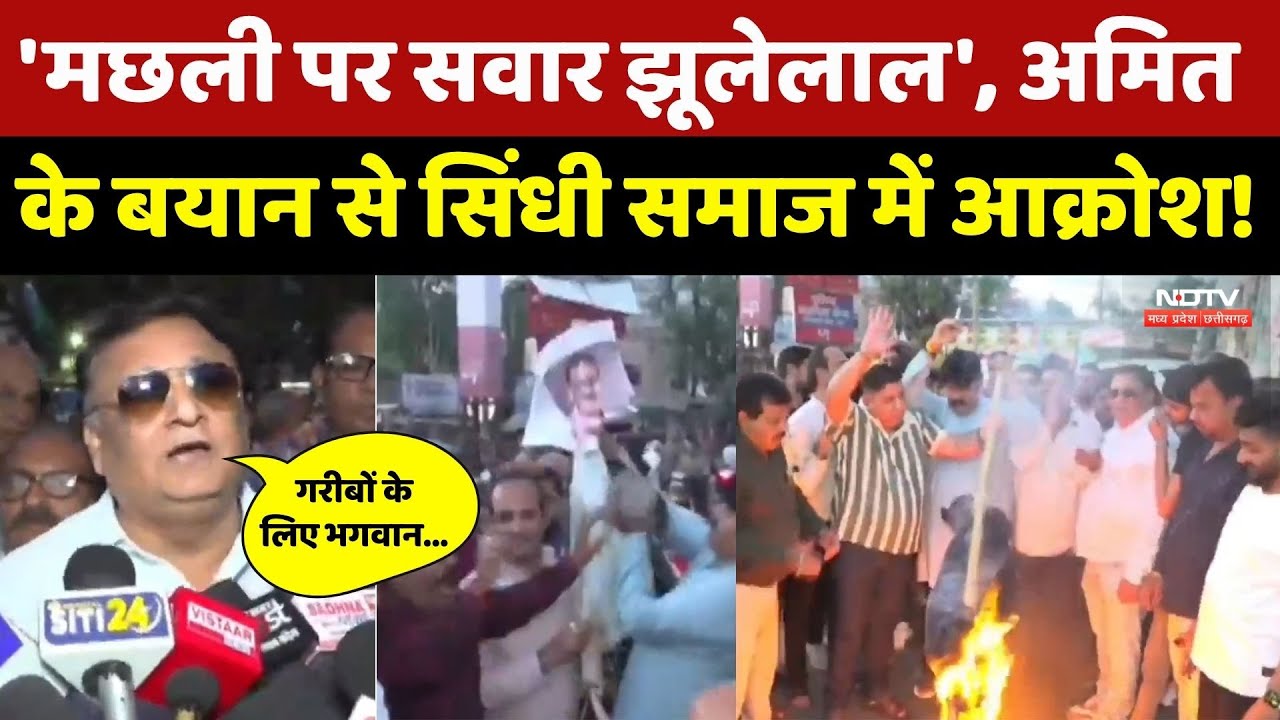 'मछली पर सवार...', अमित के बयान से सिंधी समाज में आक्रोश!। Top News