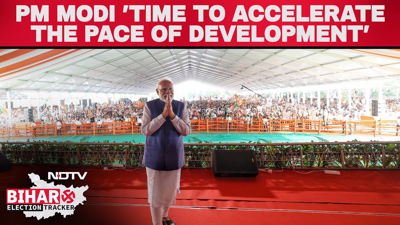 PM Modi in Bihar: 'Time to Accelerate the Pace of Development'