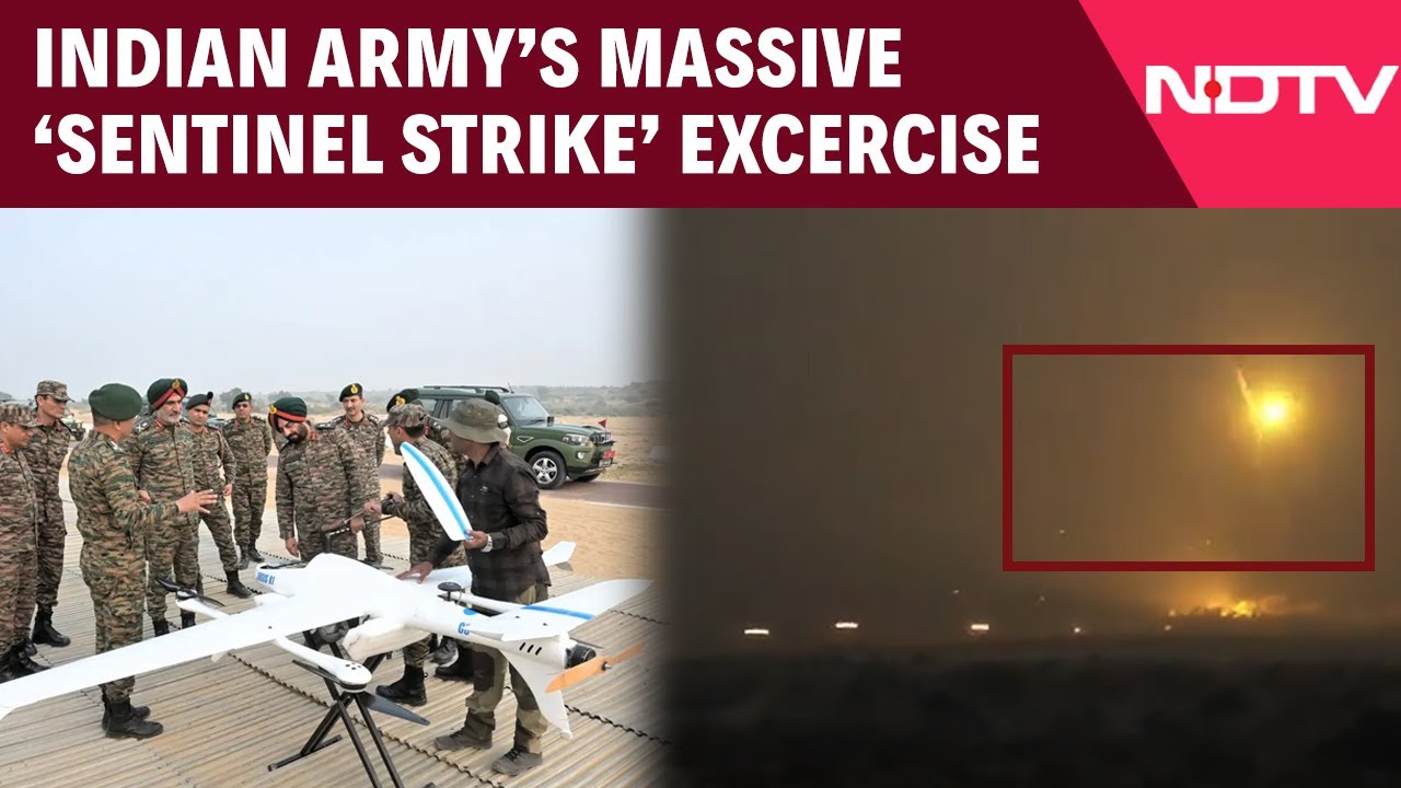 Indian Army Tests Firepower In Rajasthan’s Thar Desert During ‘Sentinel Strike’ Exercise