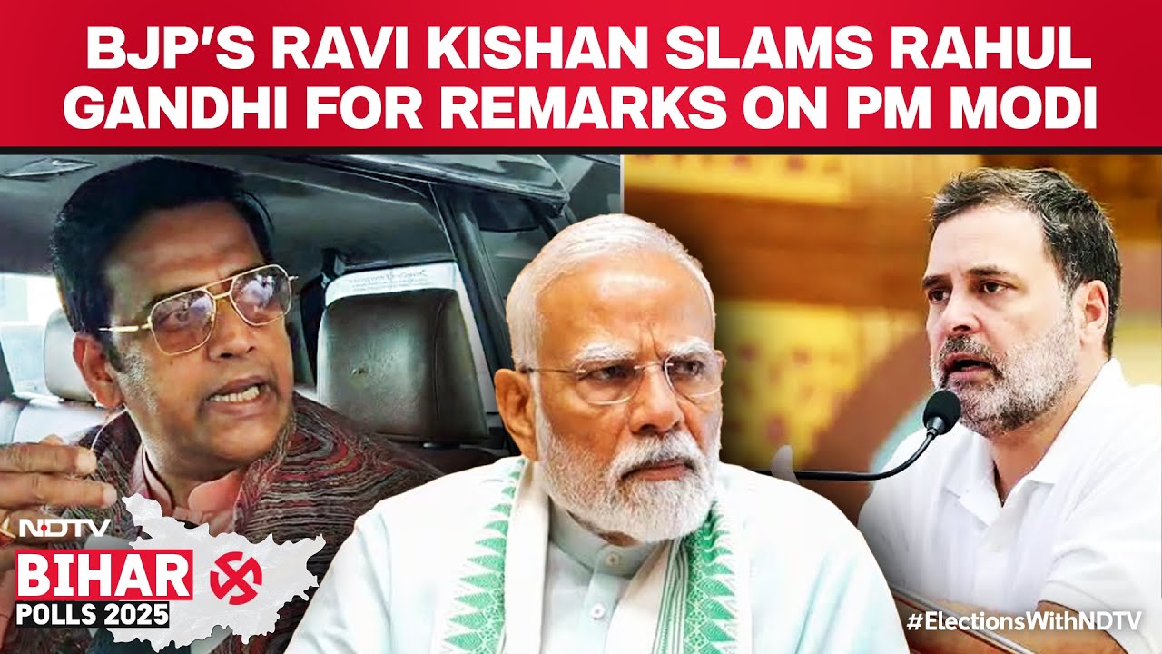 Bihar Elections | '140 Cr Indians Hurt': BJP's Ravi Kishan Slams Rahul Gandhi For Remarks On PM Modi