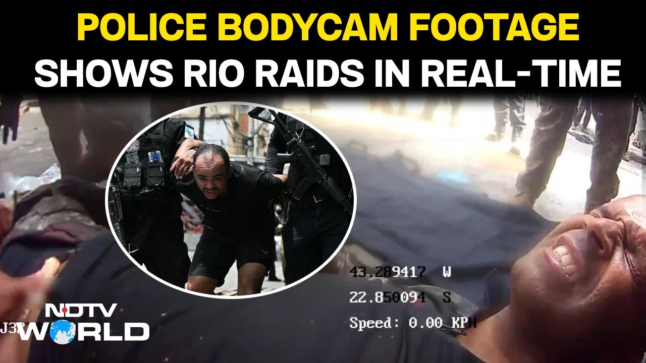 Brazil Deadliest Raid | Police Bodycam Footage Shows Rio Anti-Gang Raids In Real-Time