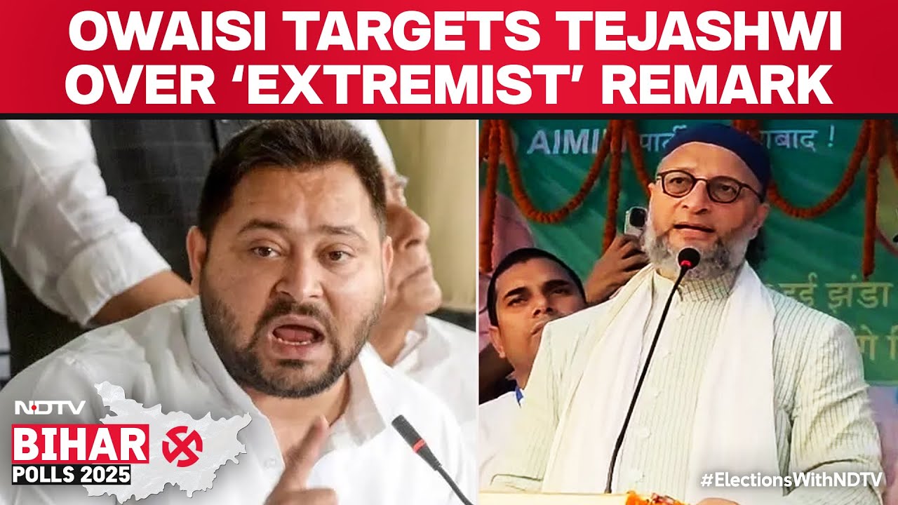 Asaduddin Owaisi Bihar | AIMIM Chief Asaduddin Owaisi Targets Tejashwi Over 'Extremist' Remark