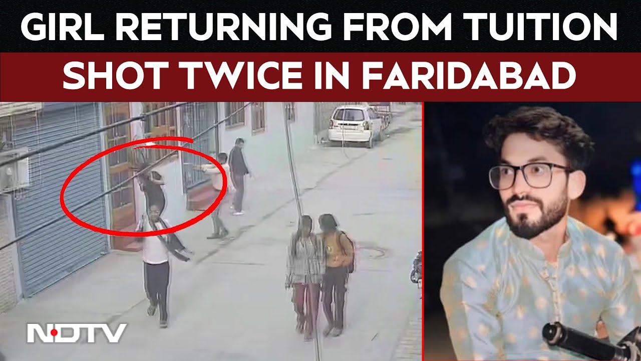 Faridabad Shooting | On Camera, Girl Returning From Coaching Shot Twice By Stalker In Faridabad
