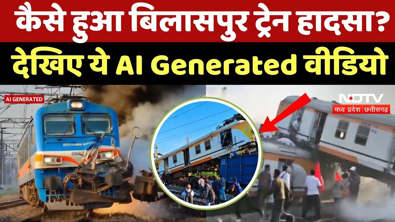 Bilaspur Train Accident: किसकी गलती से हुआ इतना बड़ा रेल हादसा? AI Generated Video से समझिए | CG