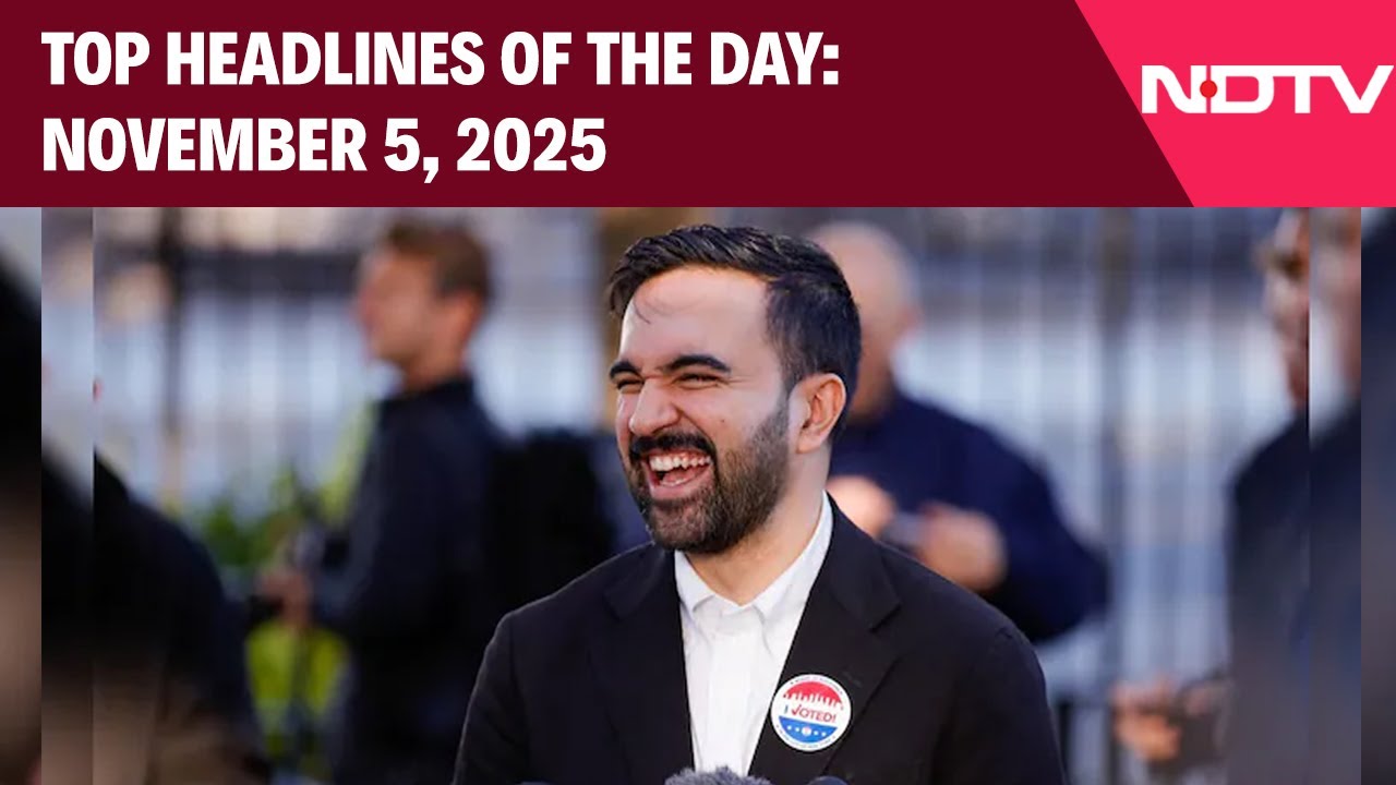 Zohran Mamdani Wins | Zohran Mamdani Wins NYC Mayoral Race | Top Headlines Of The Day: Nov 05, 2025