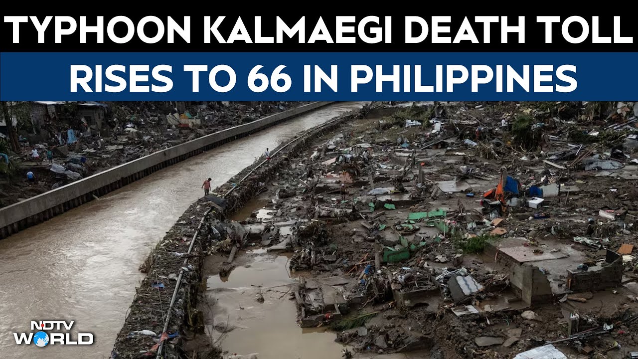 Philippines Typhoon | Typhoon Kalmaegi Death Count Rises To 66 In Philippines