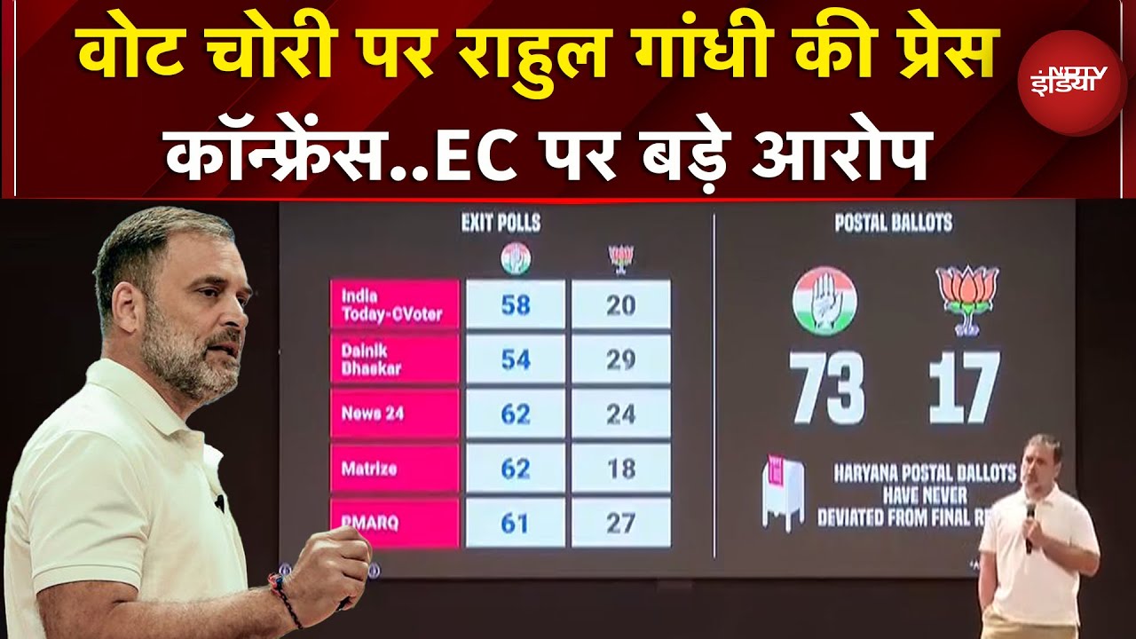 Rahul Gandhi Press Conference: Vote Chori पर नेता विपक्ष ने Election Commission पर लगाए नए आरोप
