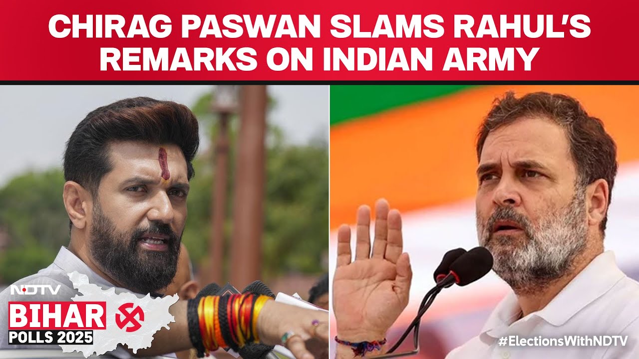 Chirag Paswan Slams Rahul Gandhi Over Remarks On Indian Army: "He Has Insulted Soldiers…"