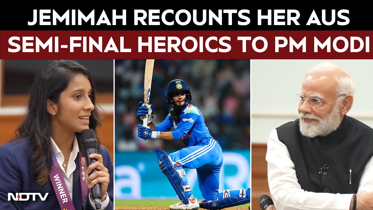 Jemimah Rodrigues Recounts Her Australia Semi-Final Heroics To PM Modi