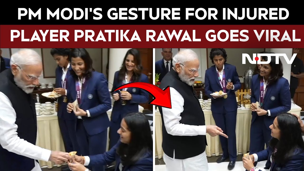 PM Modi’s Gesture For Injured Player Pratika Rawal Goes Viral