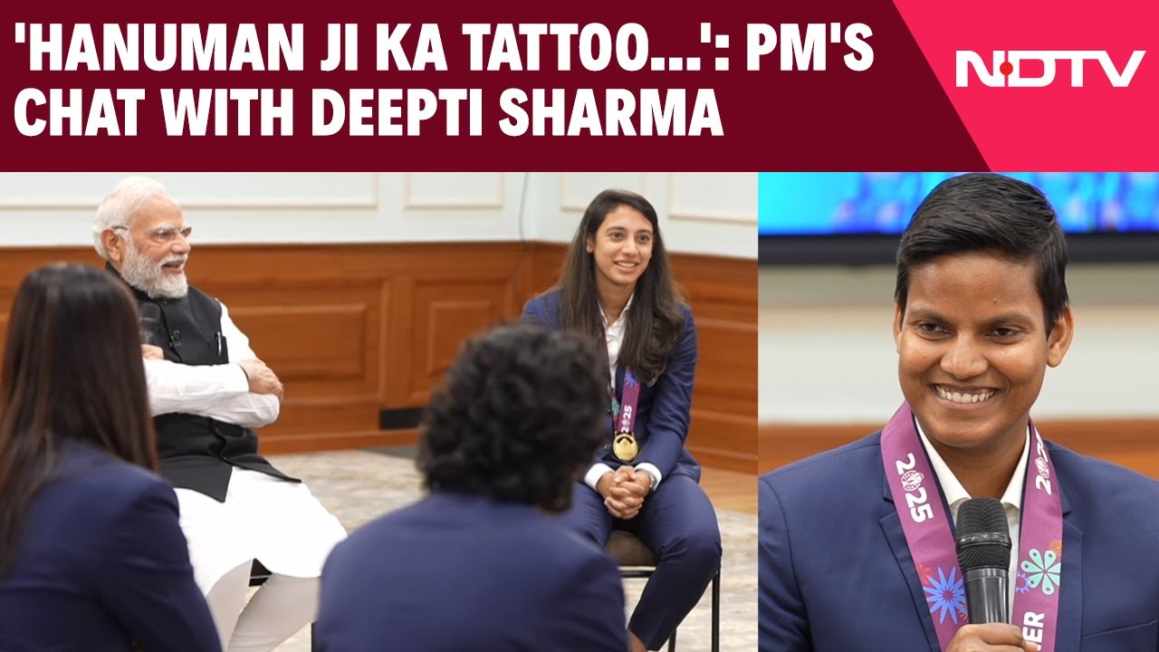 PM Modi News | 'Hanuman Ji Ka Tattoo...': PM Modi's Candid Chat with Deepti Sharma