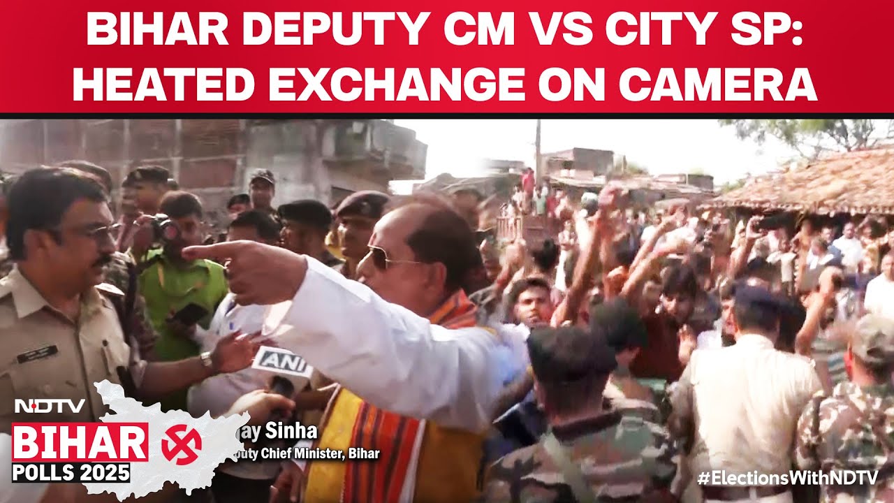 Bihar Elections Voting | 'Coward...': Bihar Deputy CM In Heated Call With SP Amid Lakhisarai Chaos