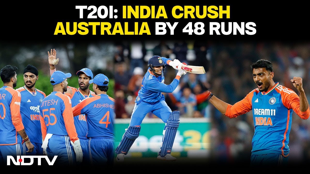 India Winning Moment | India Crush Australia By 48 Runs, Take 2-1 Lead