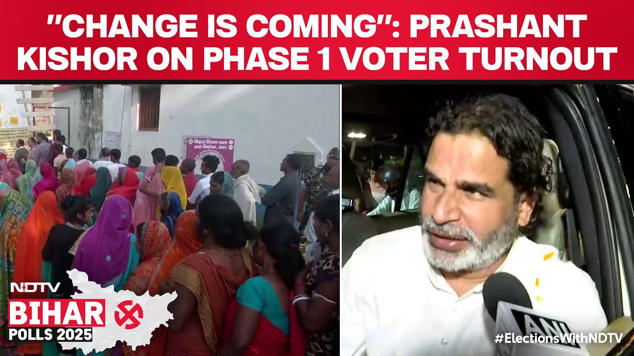 "Change Is Coming": Prashant Kishor After Bihar Sees Record Turnout