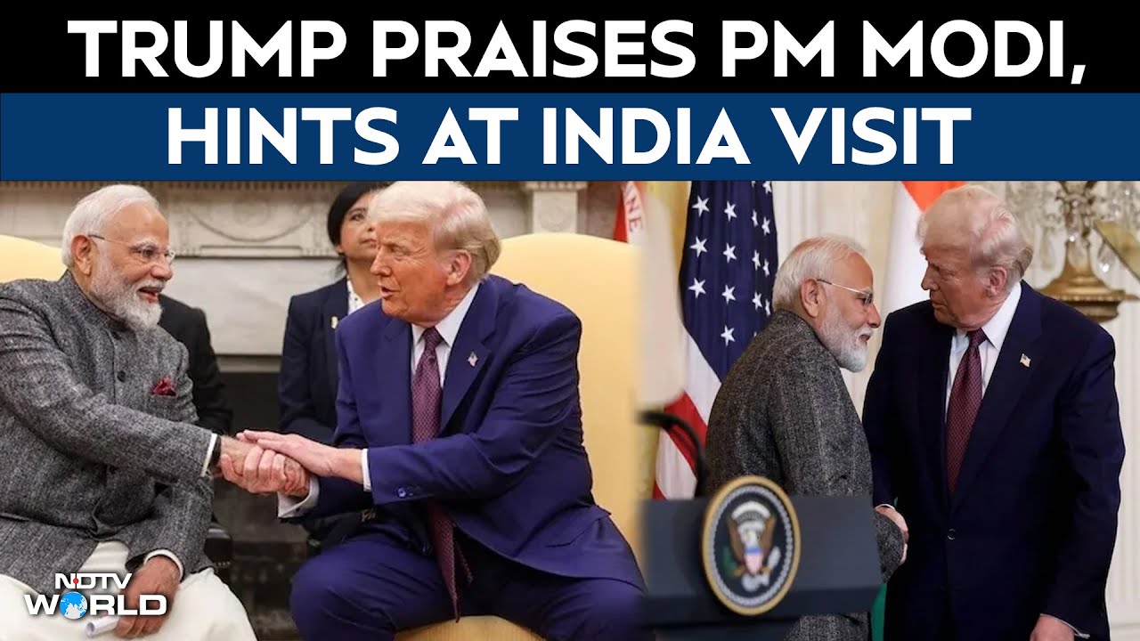 Trump Praises PM Modi As “A Great Man,” Hints At India Visit Next Year