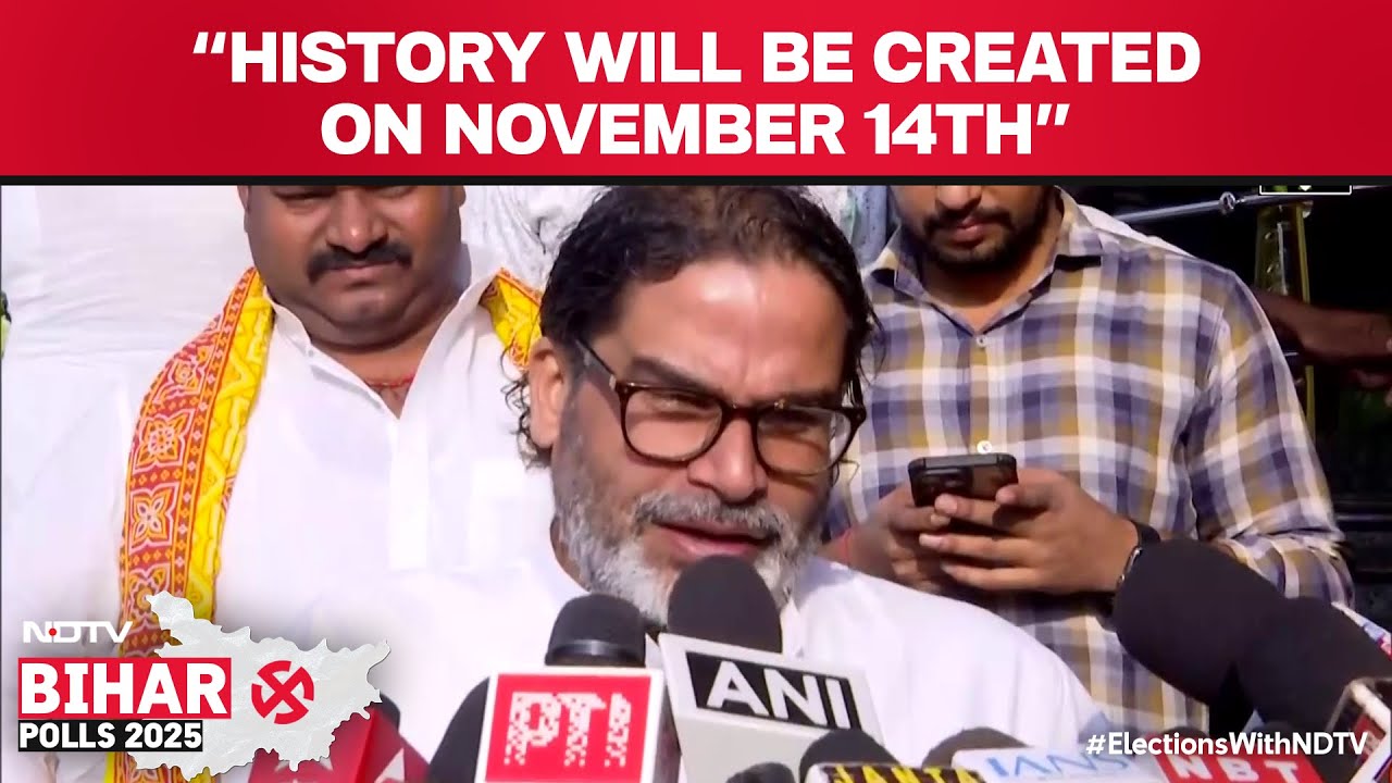 "History Will Be Created": Prashant Kishor Confident Of Win After Historic Turnout In Bihar