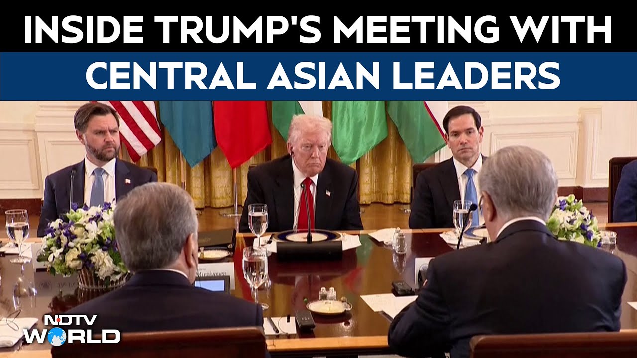 Donald Trump Latest News | Rare Earths, Peace Claims: Inside Trump’s Meet with Central Asian Leaders