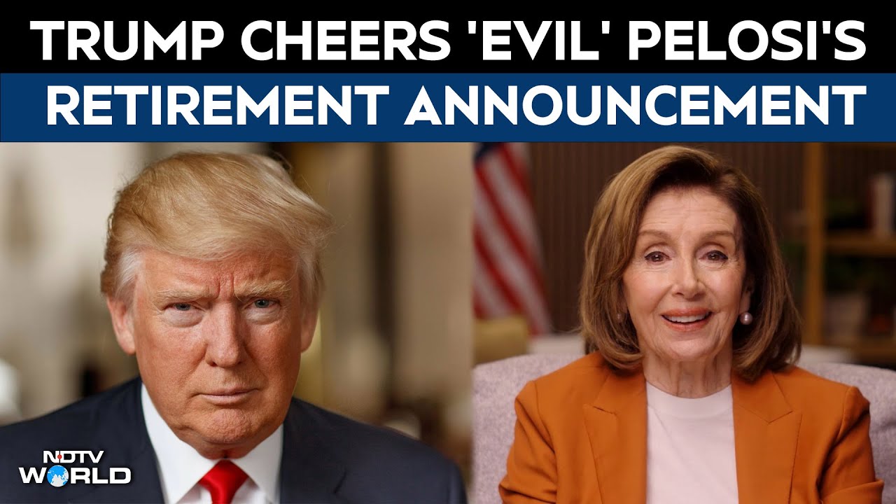 Donald Trump Calls Nancy Pelosi “Evil” And A “Tremendous Liability,” Welcomes Her Retirement