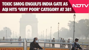 Delhi AQI Today | Toxic Smog Engulfs India Gate As AQI Hits 'Very Poor' Category At 381, As Per CPCB