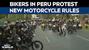 Peru Protests | Bikers In Peru Protest Against New Motorcycle Rules Aimed At 'Curbing Street Crime'