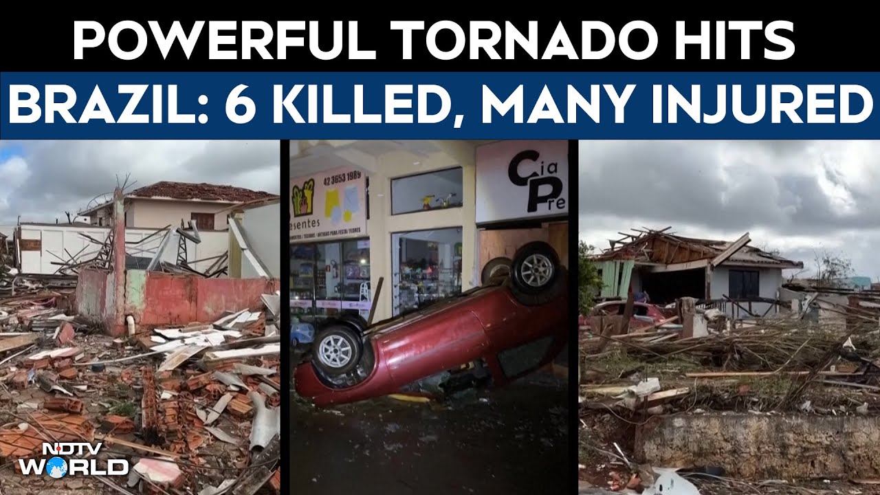 Brazil Tornado | Powerful Tornado Tears Through Brazil Killing 6, Injuring Hundreds