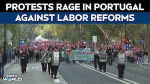 Portugal Protest | Thousands Of Portuguese Rally In Protest Against Government's Labor Reforms