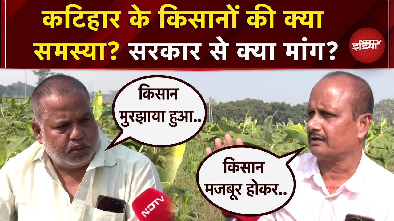 Katihar: फसलों की बीमारी से ग्रस्त केला किसान, सरकार के सामने रखी ये मांग | Bihar Elections