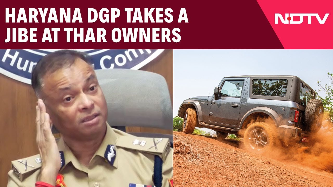 Haryana DGP OP Singh's 'Viral' Remark On 'Bullet And Thar'