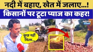 नदी में बहाए, खेत में जलाए, किसानों पर टूटा प्याज का कहर