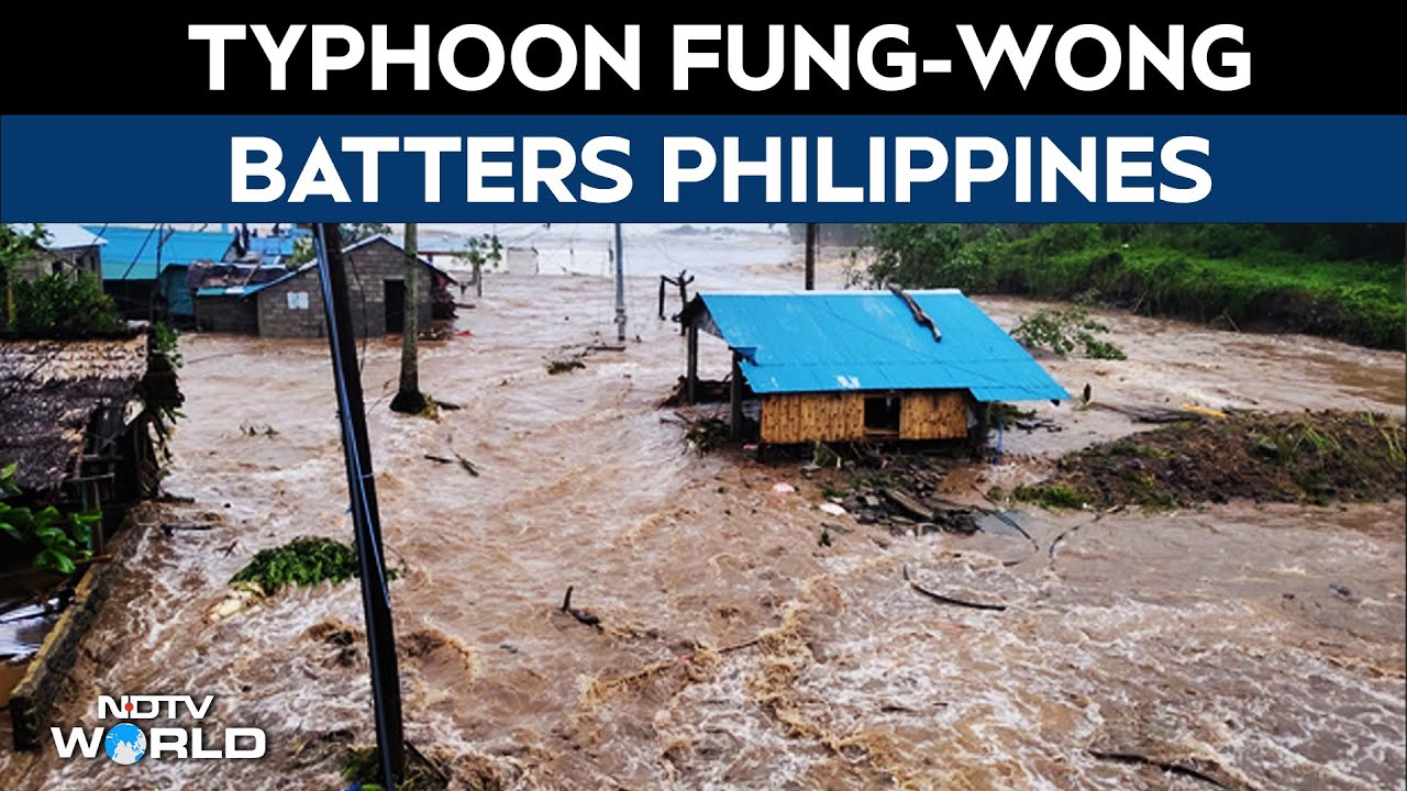 Philippines Typhoon News | Super Typhoon Fung-wong Batters Philippines, Nearly 1 Million Evacuated
