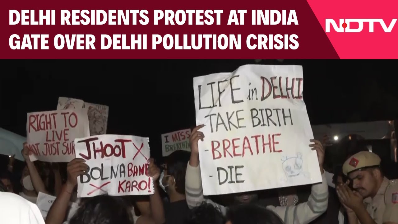 Delhi Air Pollution Protest | Delhi Air Emergency Sparks Protests; Citizens Demand Immediate Action