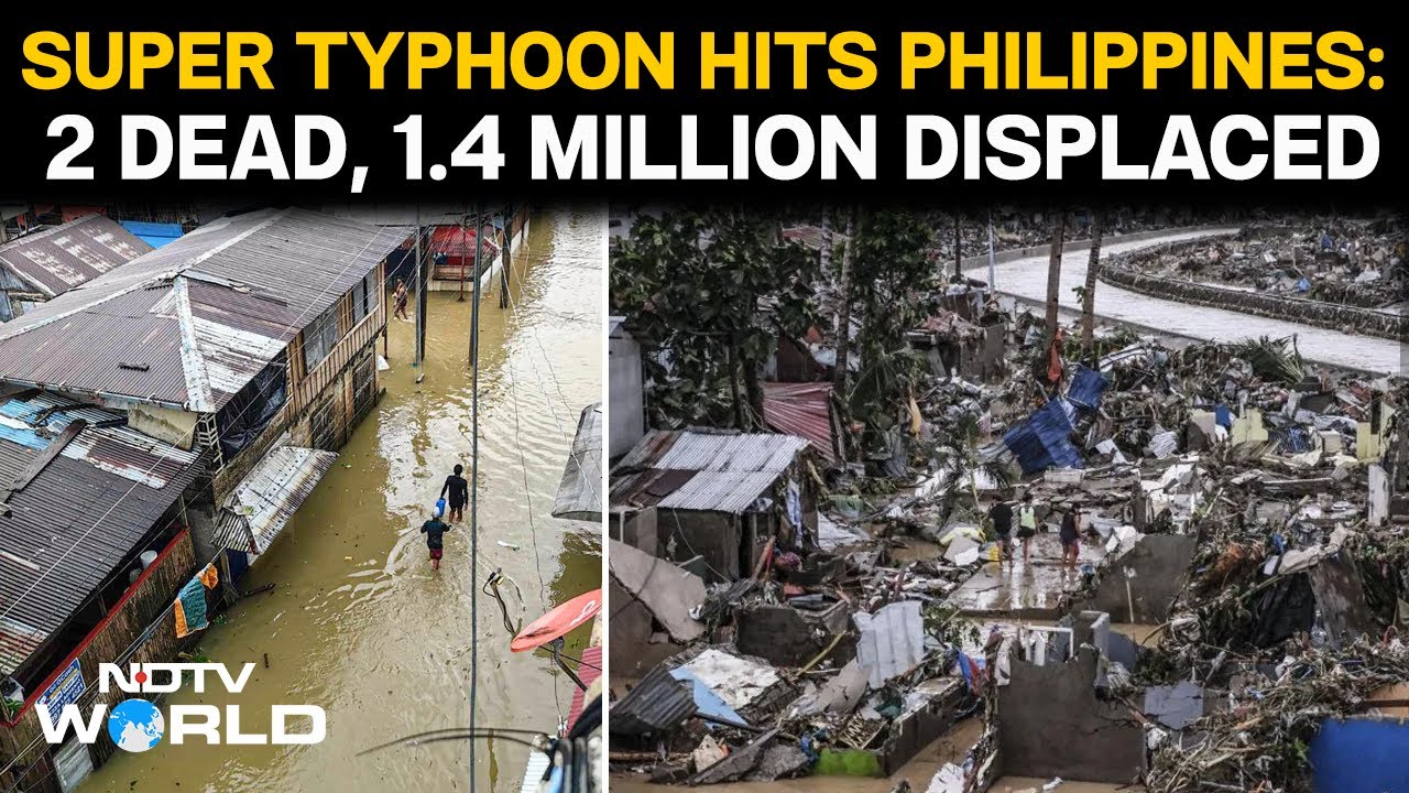 Super Typhoon Blows Away From The Philippines, Leaving 2 Dead & 1.4 Million Displaced