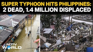 Super Typhoon Blows Away From The Philippines, Leaving 2 Dead & 1.4 Million Displaced