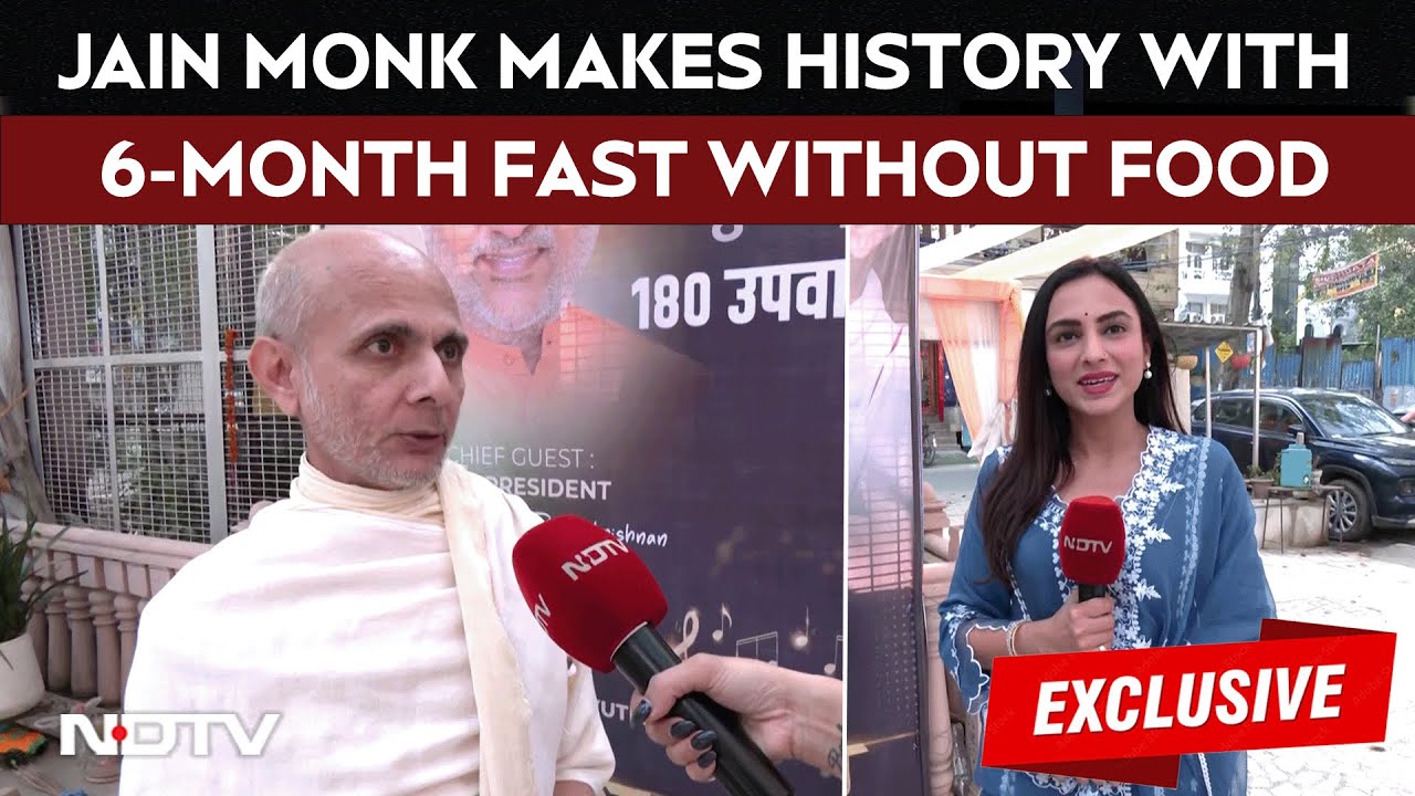 Jain Monk Acharya Hansratna Surisvarji Stuns The World By Completing 180-Day Fast Without Food