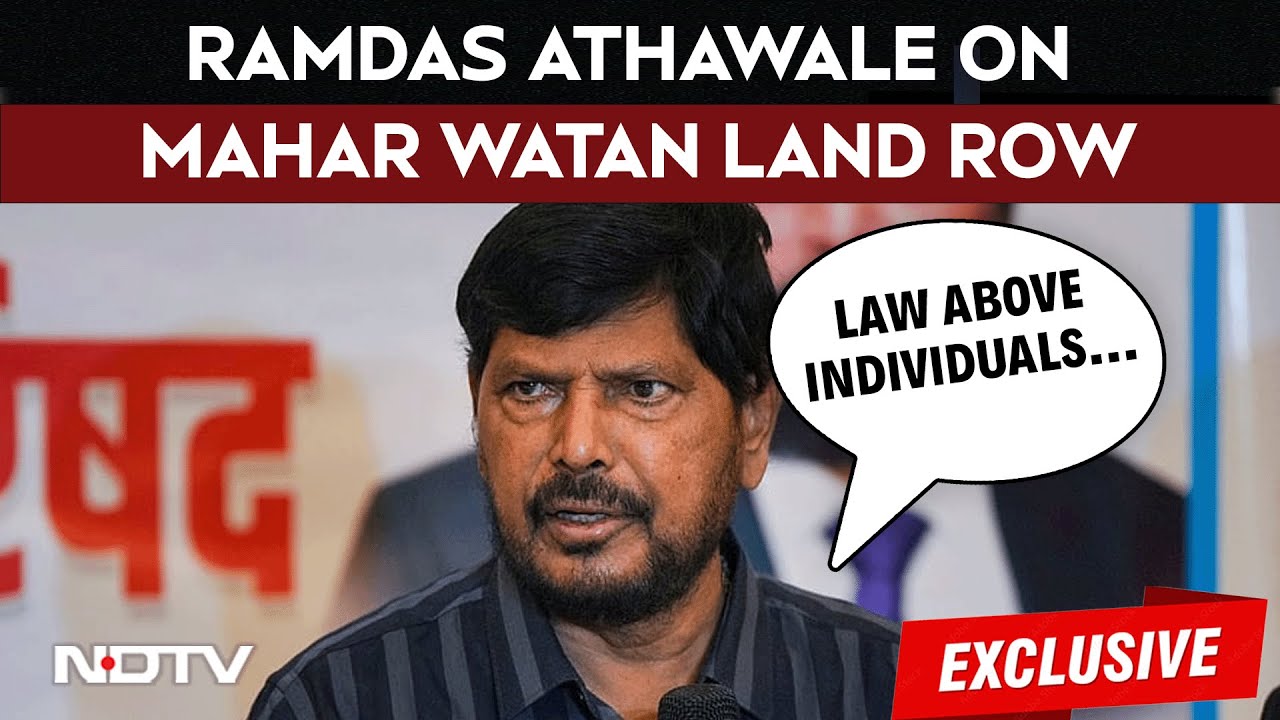 Mahar Watan Land Row | CM Fadnavis Ordered Inquiry: Ramdas Athawale On Mahar Watan Land Row