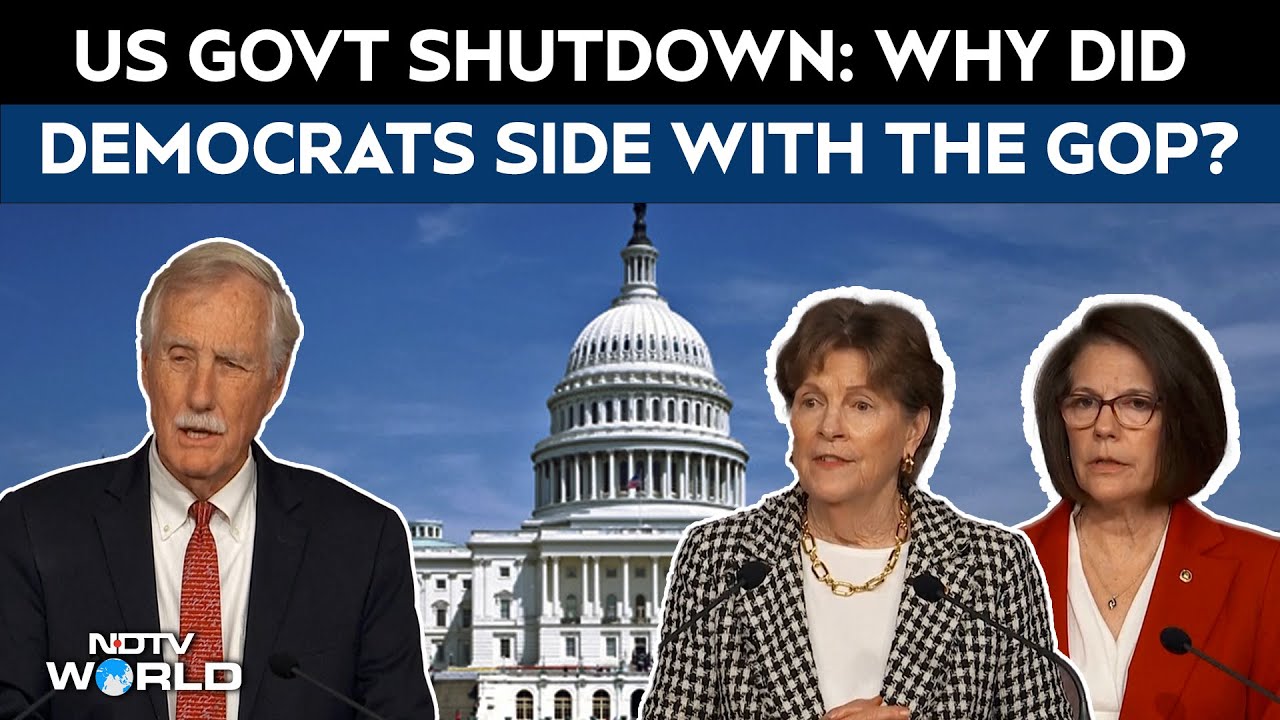 US Government Shutdown | Senate Passes Funding Bill, 8 Democrats Joined Republicans To End Deadlock